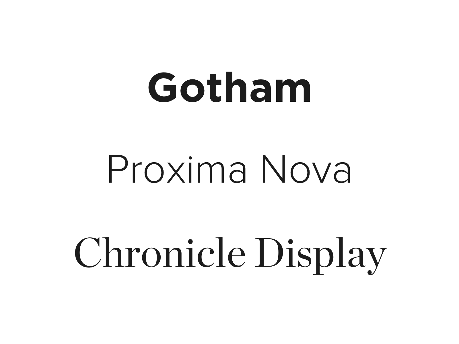 chronicle display font free
